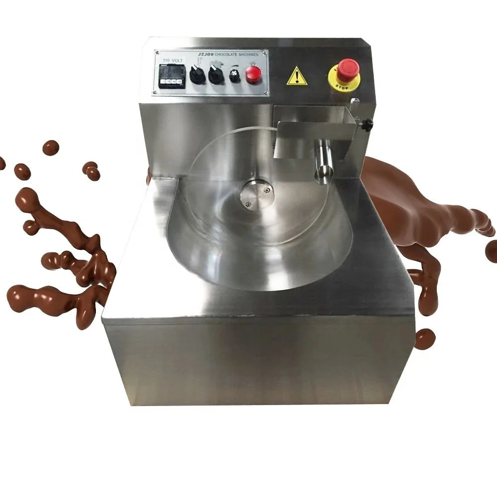 Automatic Chocolate Melting Tempering Machine With Vibration Table Electric Chocolate Tempering Machine