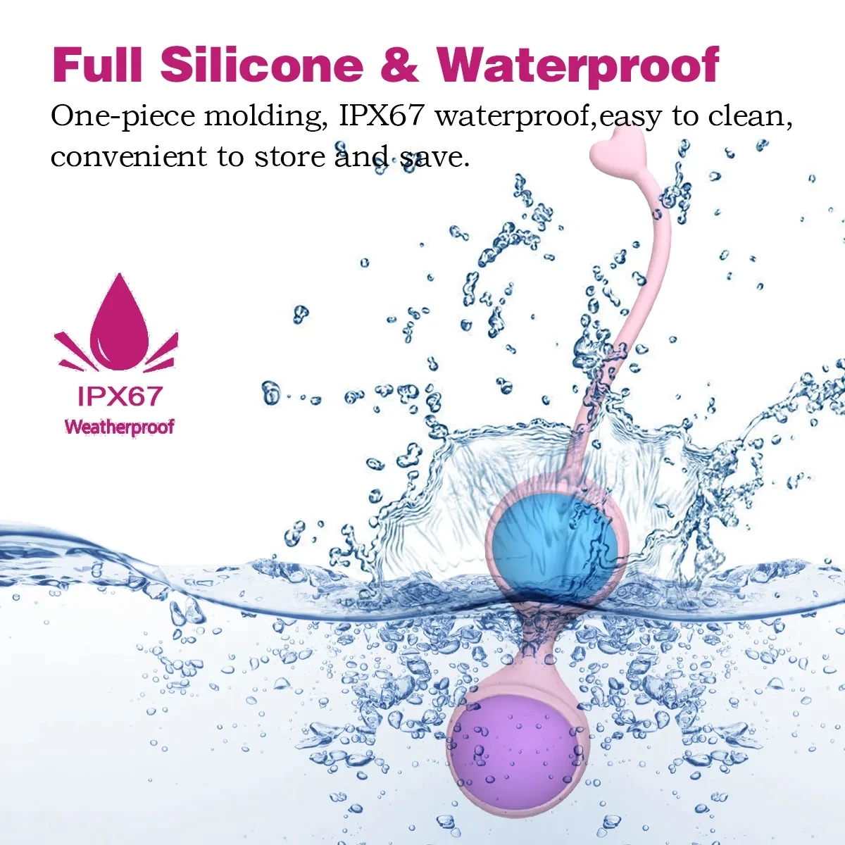 YPM Vaginal Train kegel ball Exercise women 5 Balls Postpartum pelvic floor vaginal repair vibrating egg adult toy