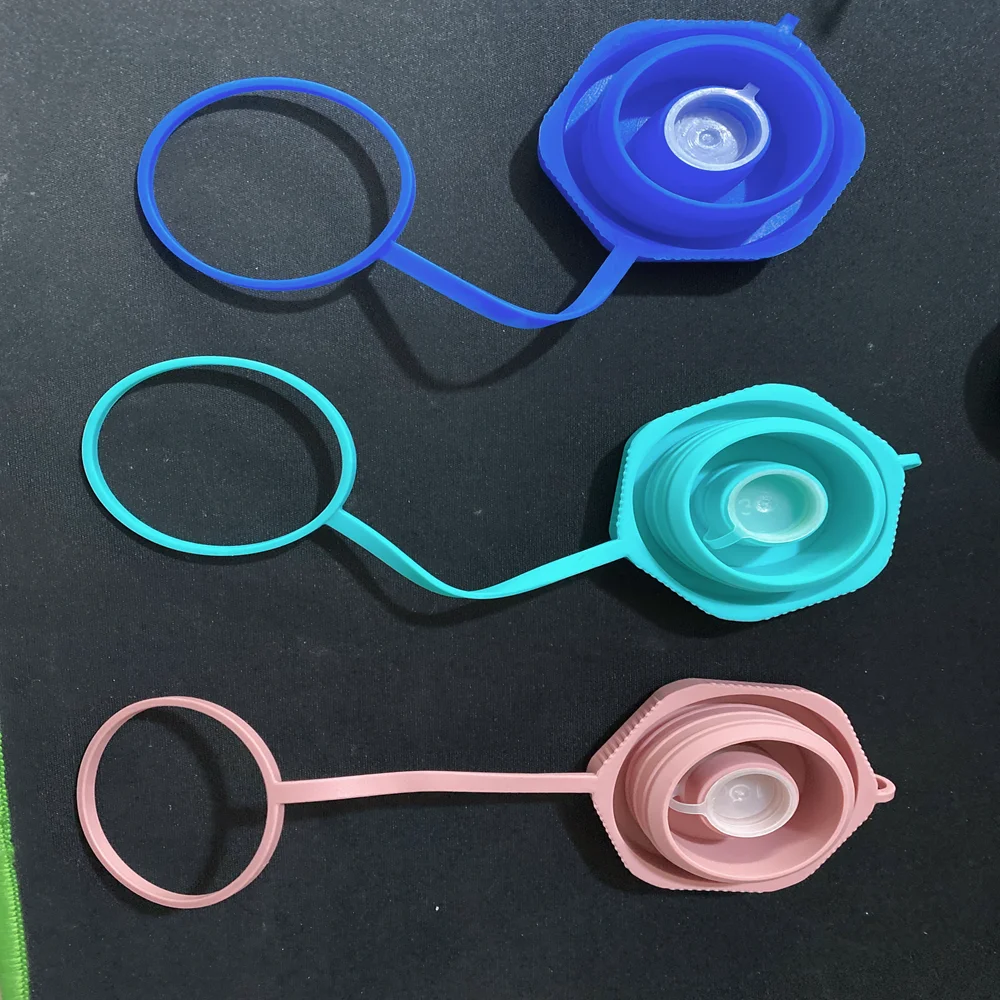 High quality silicone Mineral Water barrel cap   Reusable Non Spil Water Bottle Caps Plugs