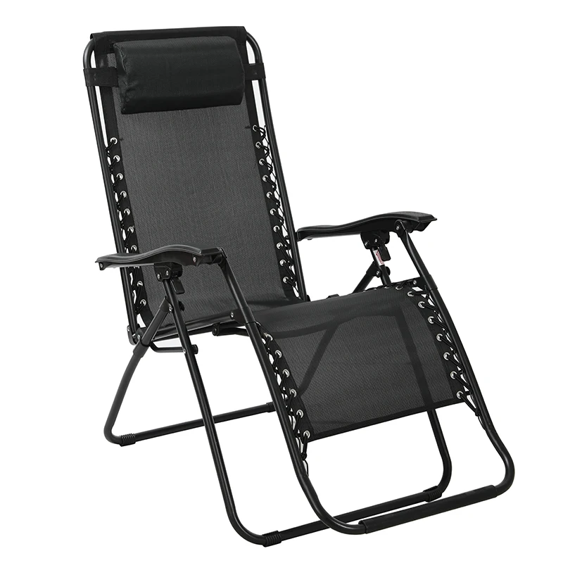 
Outdoor Lounge chair Adjustable Folding Zero Gravity Recliner Chair Lounge 