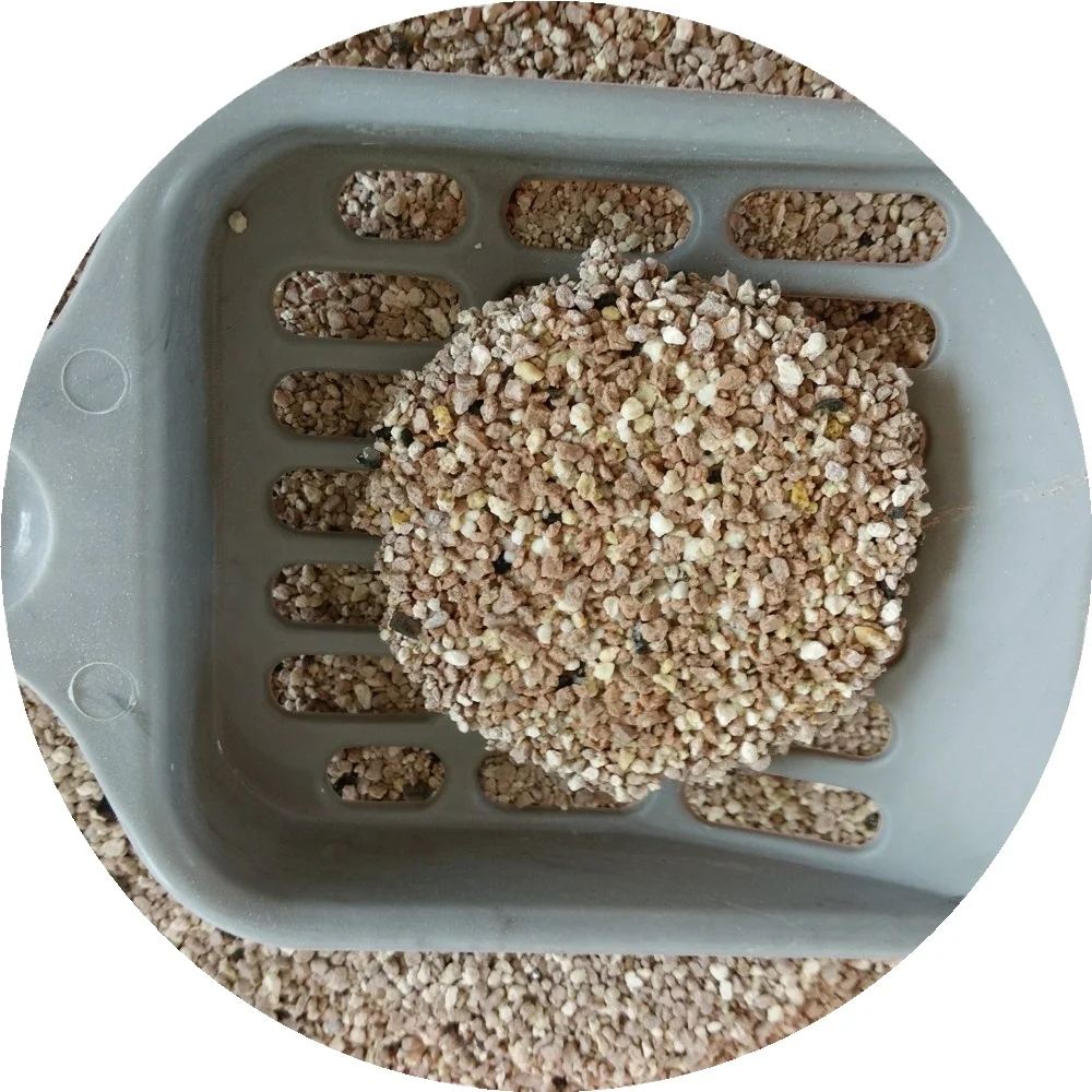 Pet supplies hard clumping bentonite clay cat litter with strong deodorant