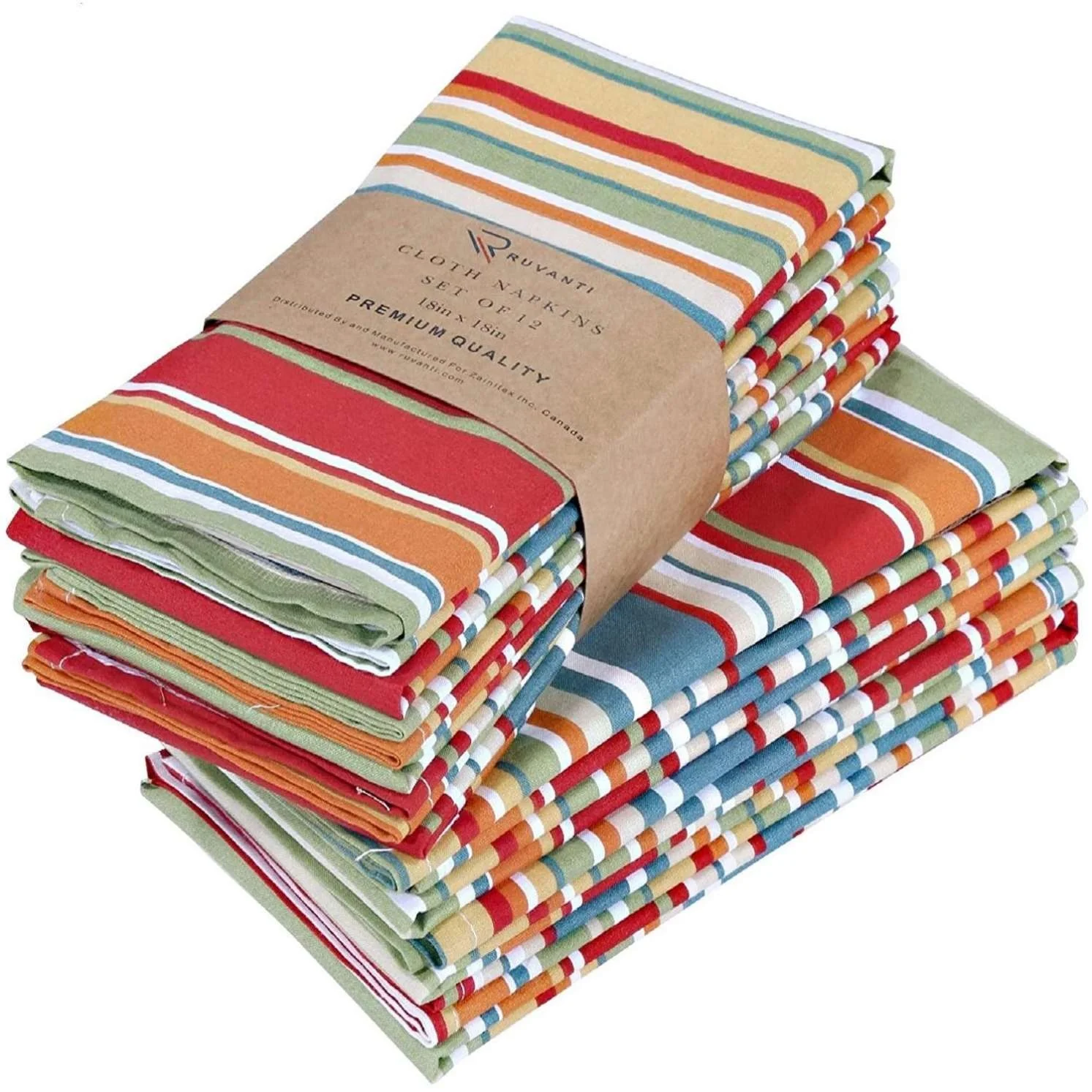 Custom Cloth Napkins Linen Cotton Dinner Napkins Soft Cotton Durable Napkins With Customized Logo