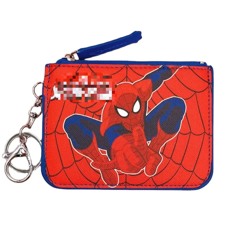 Linda Cartoon League of Legends Spider-Mans Bat-mans Captain Revenge card sleeve badge with keyring coin card holder