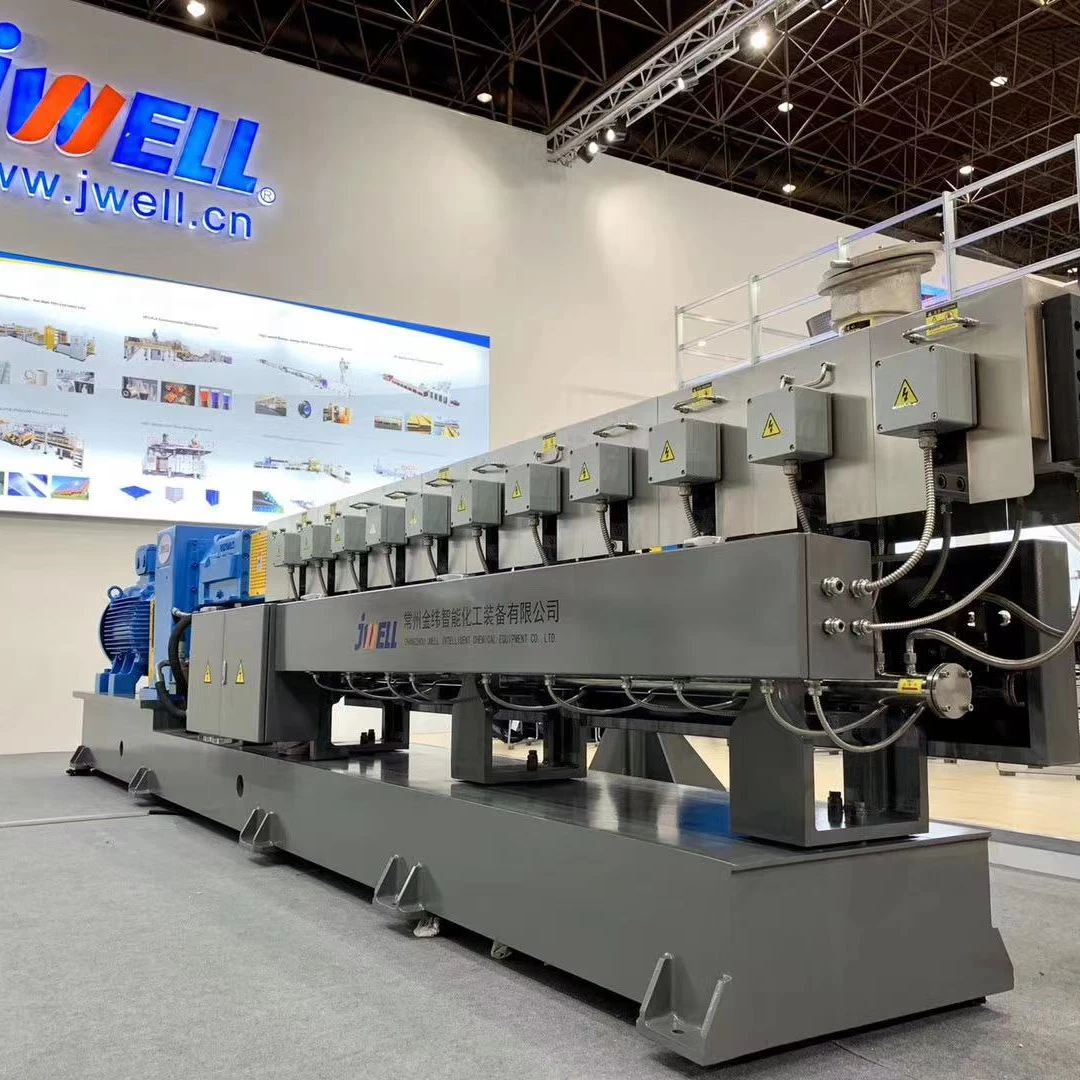 100% degradable PBAT PBS PLA PVA bioplastic filling corn starch compounding granules twin screw extruder machine