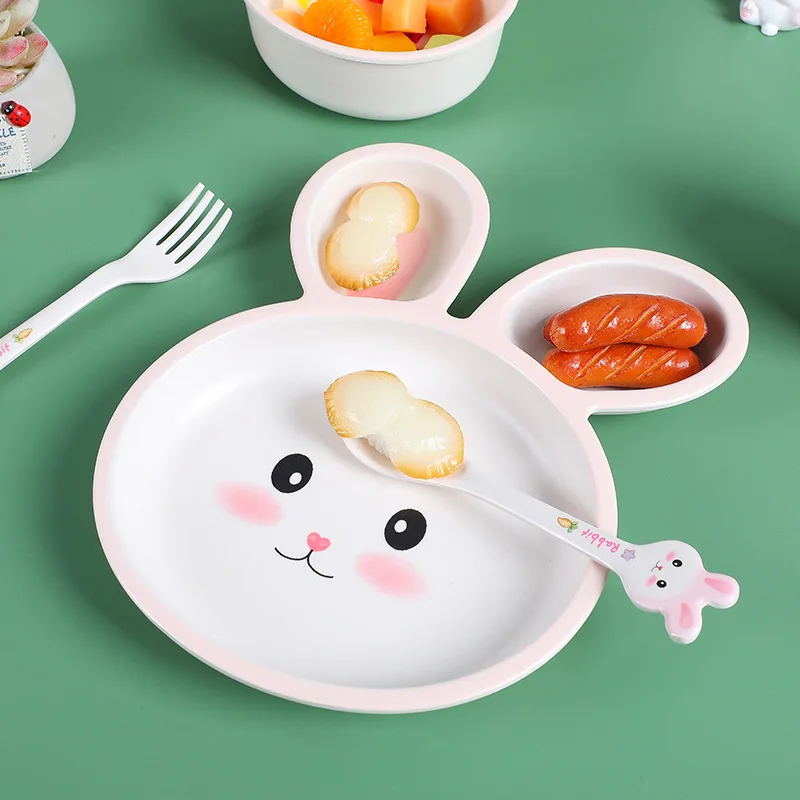 Good service kids melamine diner plates print melamine plates