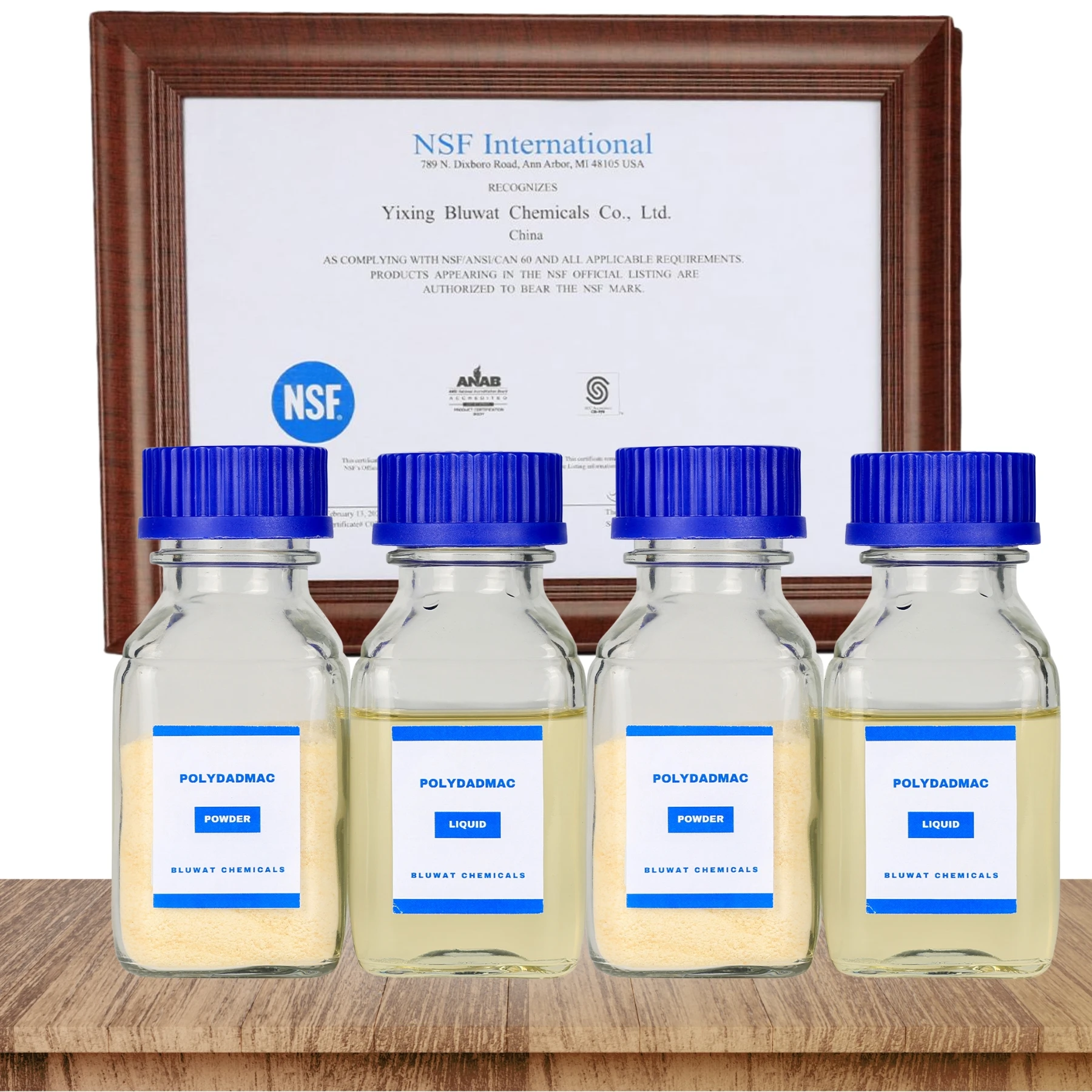 Liquid Polymer Flocculant PolyDADMAC Coagulation and Flocculation