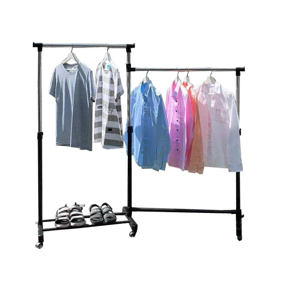 Promotion 3 Tier Folding Wheel Expandable Rollable Shoe Clothing Collapsible DryingRack China Dry Stand For Clothes