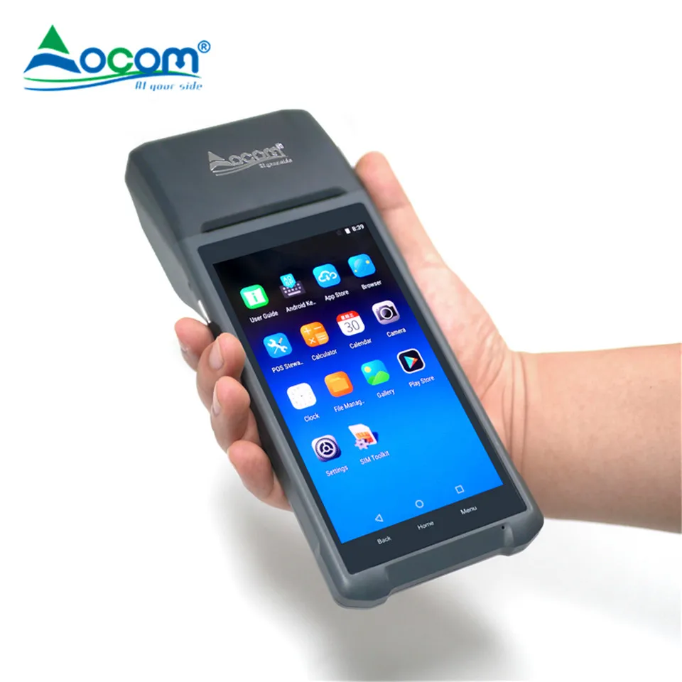 Ocom 5 дюймов мобильный все в одном касании портативная система Android Pos