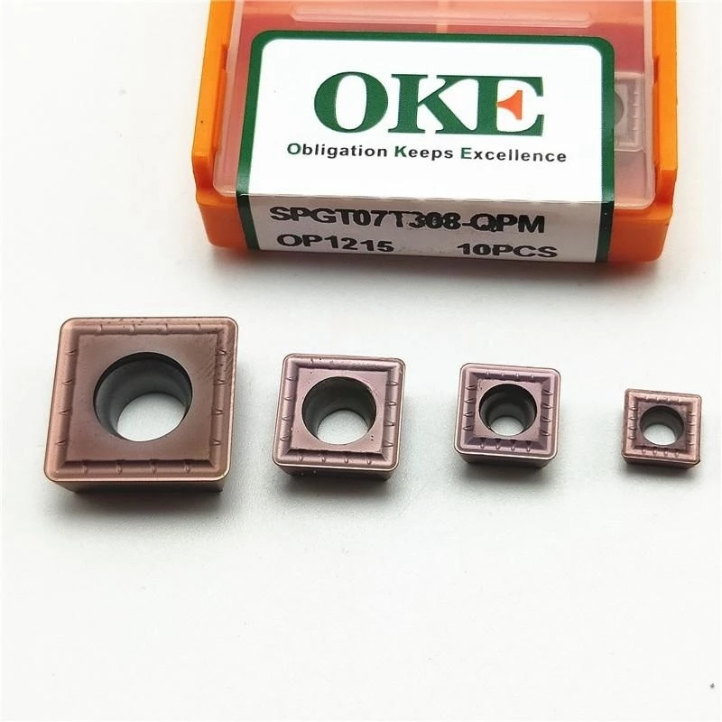 SPGT050204/SPGT060204/SPGT07T308/SPGT090408/SPGT110408-QPM OP1215 Cnc Cutting Inserts Machine Original Cut Carbide Turning Tools