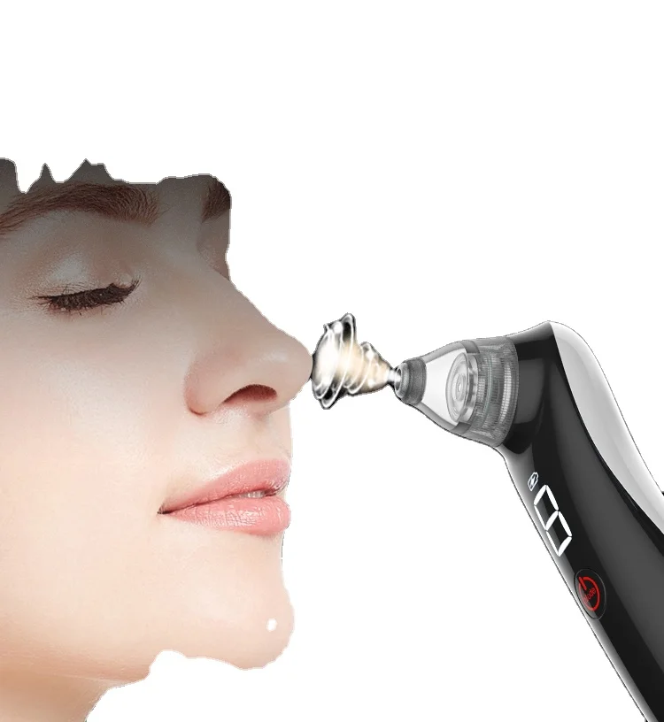 Вакуумный вакуум для удаления черных точек и пор Электрический вакуум для лица с перезаряжаемым USB-экстрактором комедонов