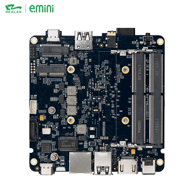 Barebone System small form factor compact desktop computer pc Motherboard with Intel Core CPU onboard