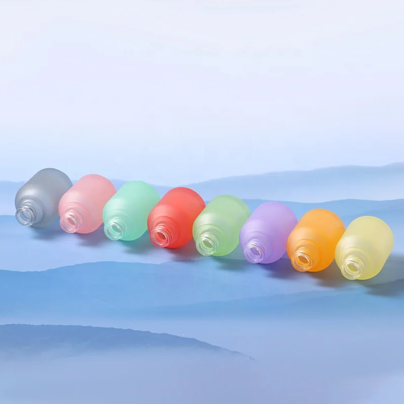 lantern shape glass bottle colored glass bottle 30 ml dropper bottle glass dropper pipette for skin care body oil