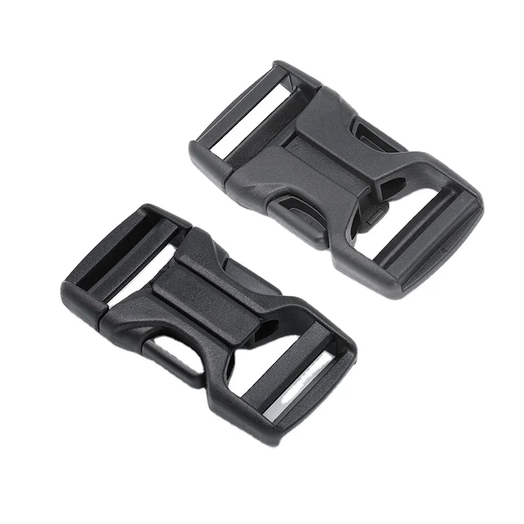 20mm 25 mm plastic buckles side release quick clip luggage various color for