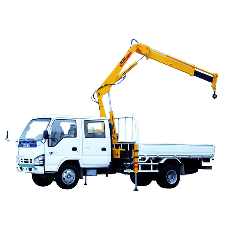 Chinese Small New Brand SQ3.2ZK2  Boom Crane Truck Mini 3 ton Truck Mounted Crane for Best Prices