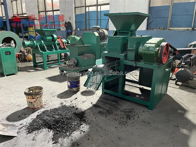 Low Factory Price Carbon Black Coal Charcoal Dust Briquettes Squeezing Machine BBQ Ball Compressed Maker