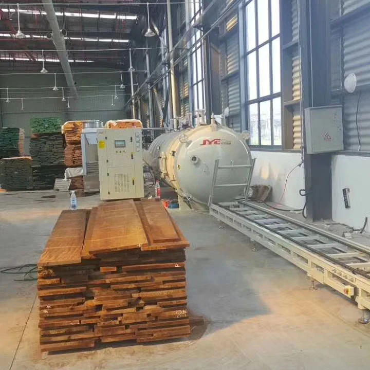 High Efficiency Timber Drying Equipment 4CBM JYC HF RF Vacuum Wood Dryer