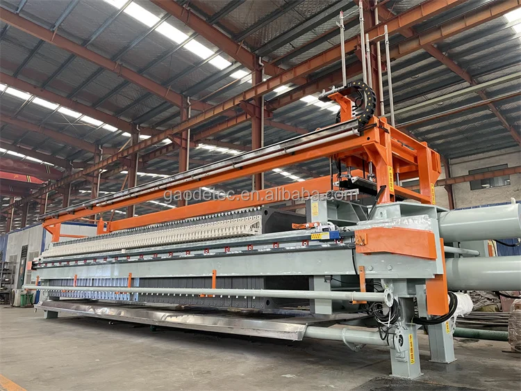 Automatic Filter Press Sludge Dewatering For Concentrate Filtration