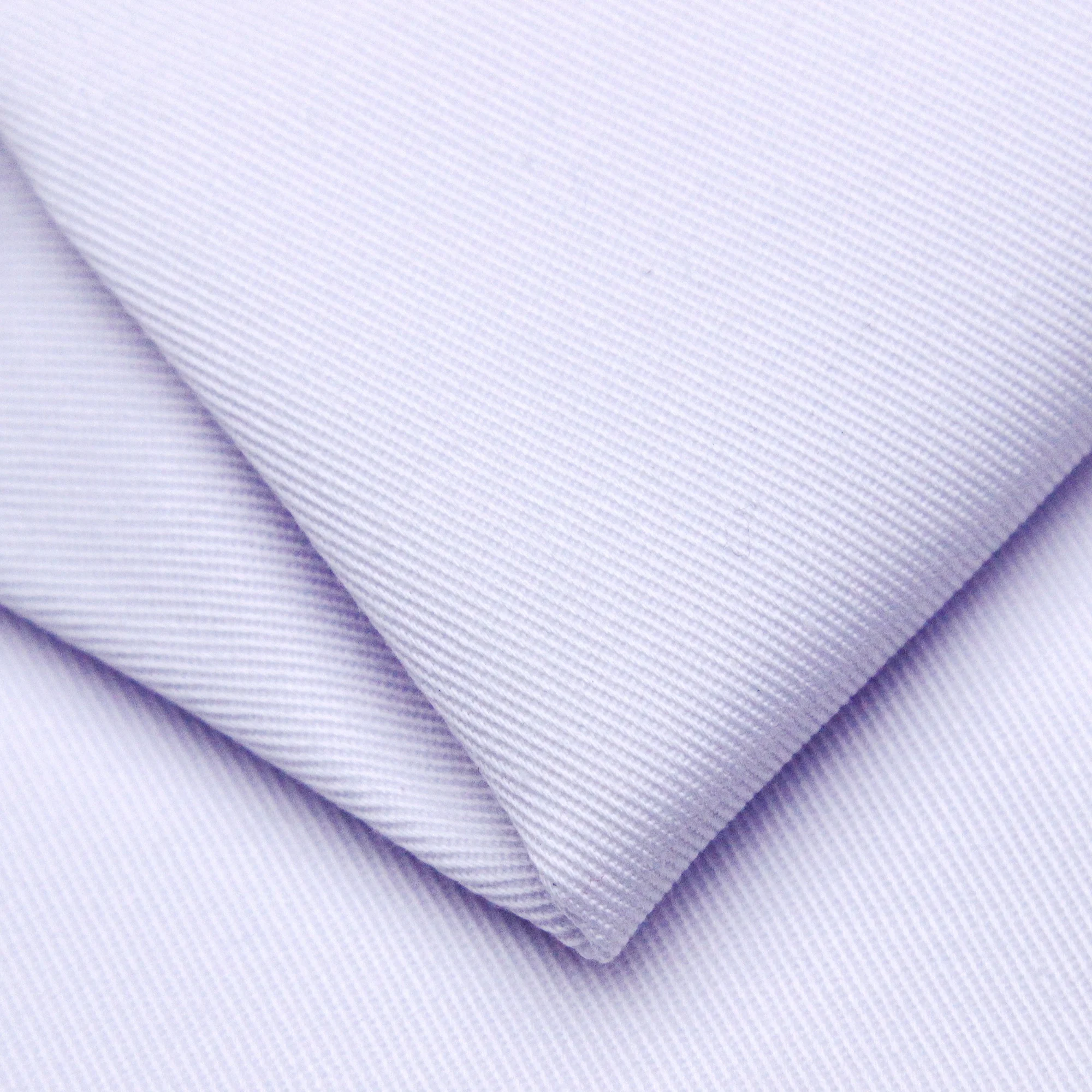 TR Viscose Polyester Workwear Fabric 80 Polyester 20 Viscose 140GSM Spandex 3% Plain Fabric Bleaching for Uniform