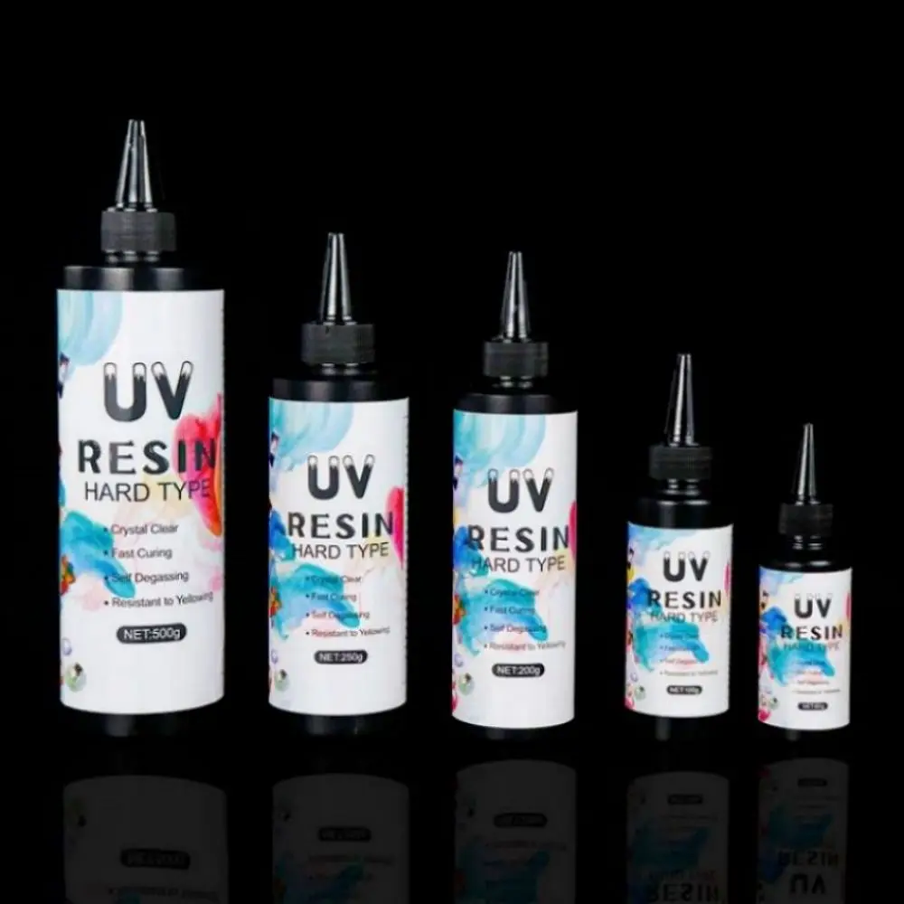 Transparent traceless uv resin hard glue liquid fast curing uv glue crack glass repairing