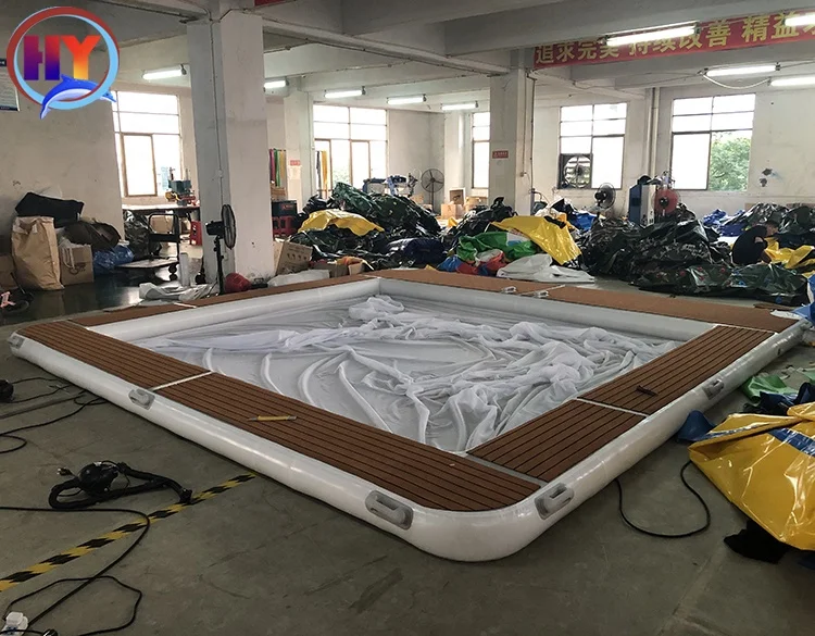 High Quality Inflatable Floating Ocean Sea Swimming Pool Protective Anti Jellyfish With Netting Enclosure