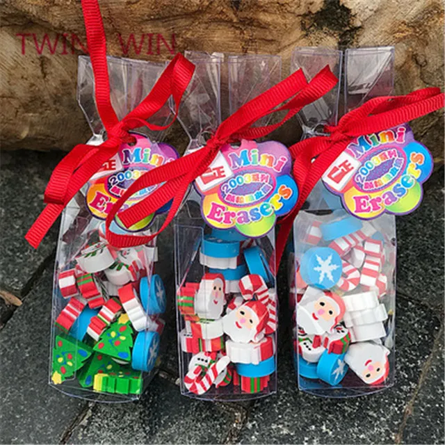 Nice Christmas eraser sets mini Christmas eraser for kid Christmas gift 616