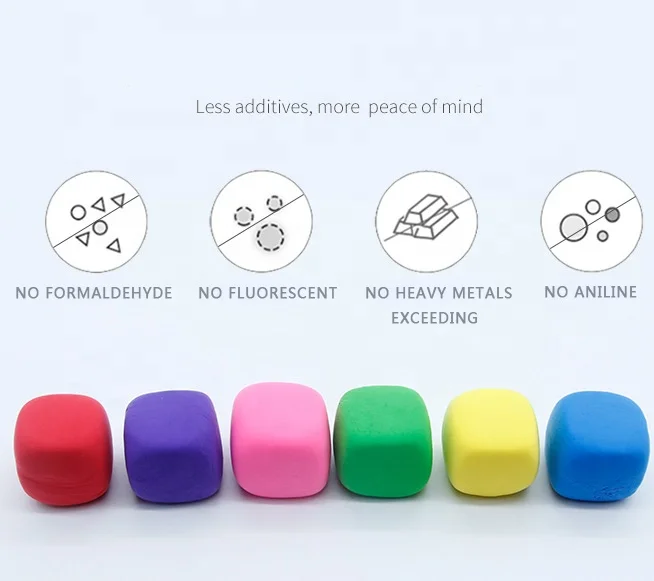100g 8 видов цветов нетоксичный суперлегкая глина Playdough Полимерная поделки своими руками Набор для