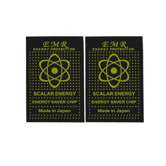 water proof PVC Quantum energy chip anti radiation sticker for mobile 50pcs per box customized