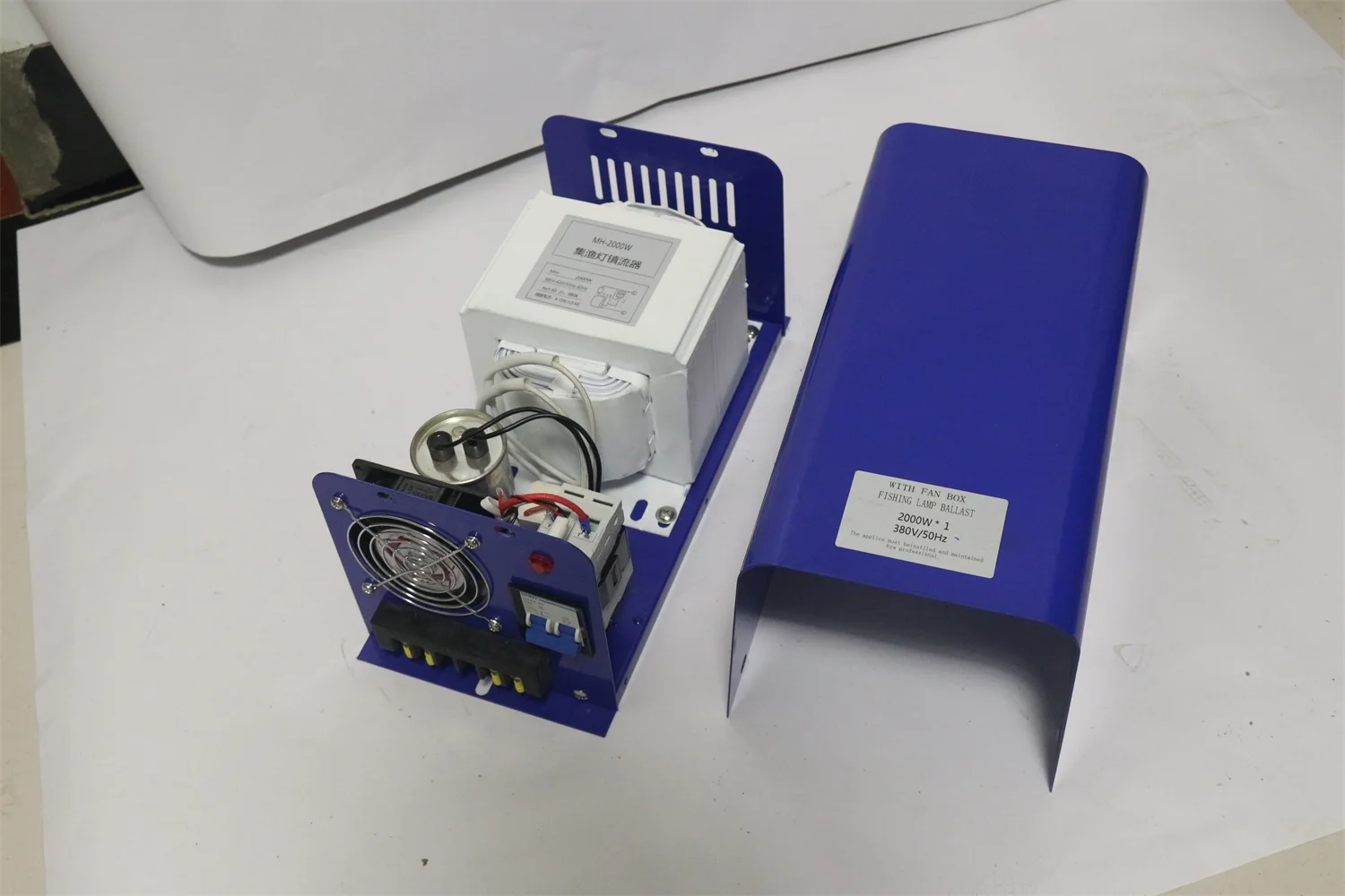 2000W Fishing Light HID Metal Halide Lamp High-power Copper Material Ballast Ship Lamp