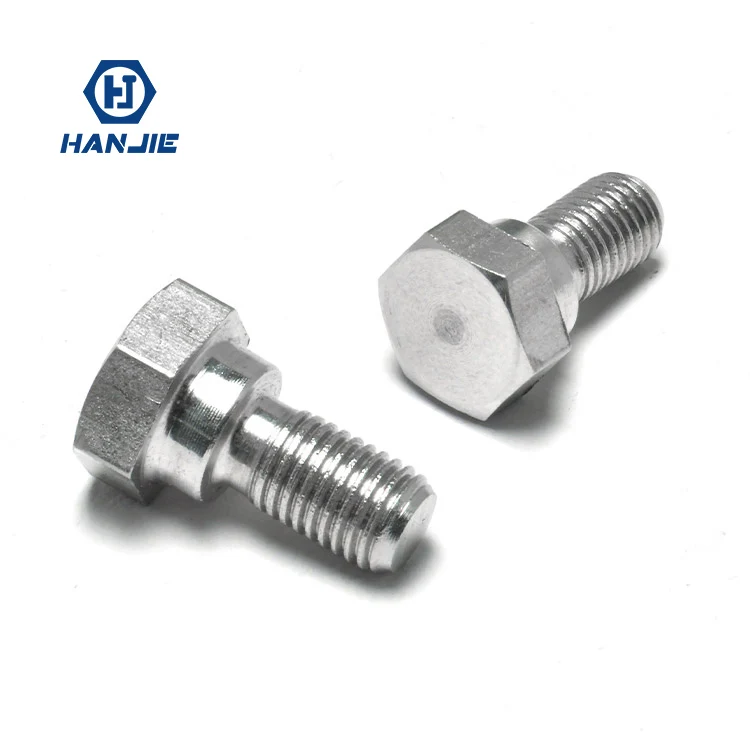 18-8 Stainless Steel M6 M8 M10 Good Quality Custom Hexagon Head Bolt With Collar