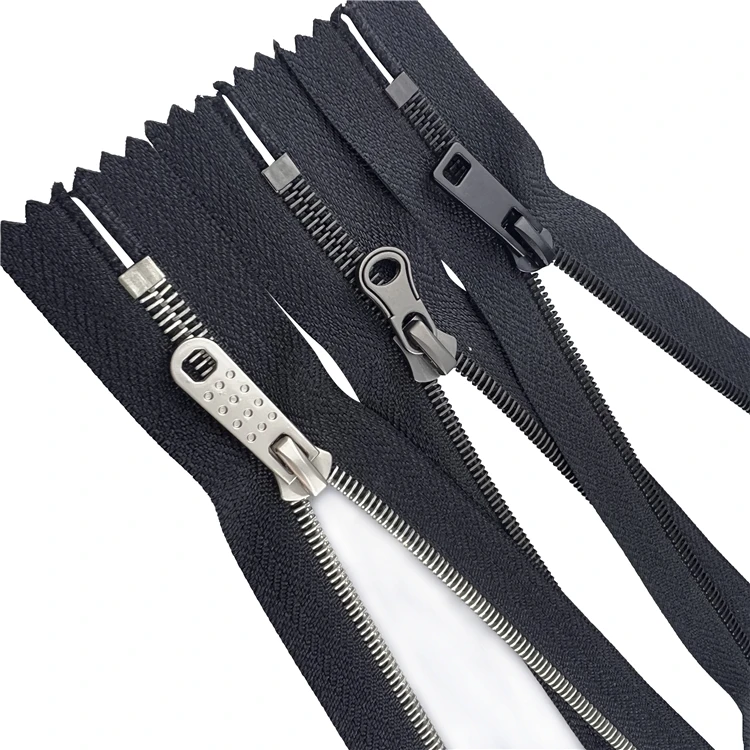The Most Popular Suitable For Short Skirt Zipper Bag With Zipper No. 5 Metal Fine Teeth Closed Tail Metal Zipper