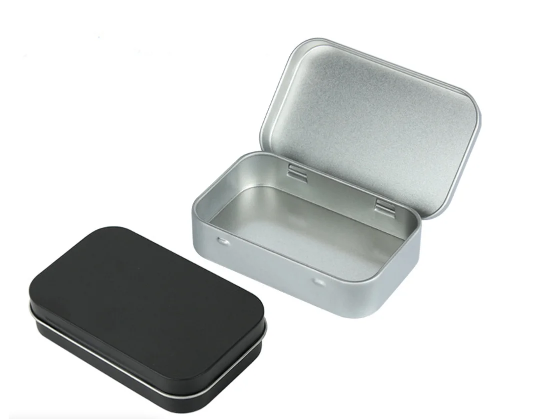 Hot sale custom mini portable cartoon stainless steel metal storage cigarette case tin box