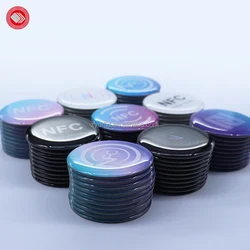 China Manufacturer epoxy resin products nfc tag keychains epoxy stickers for phone