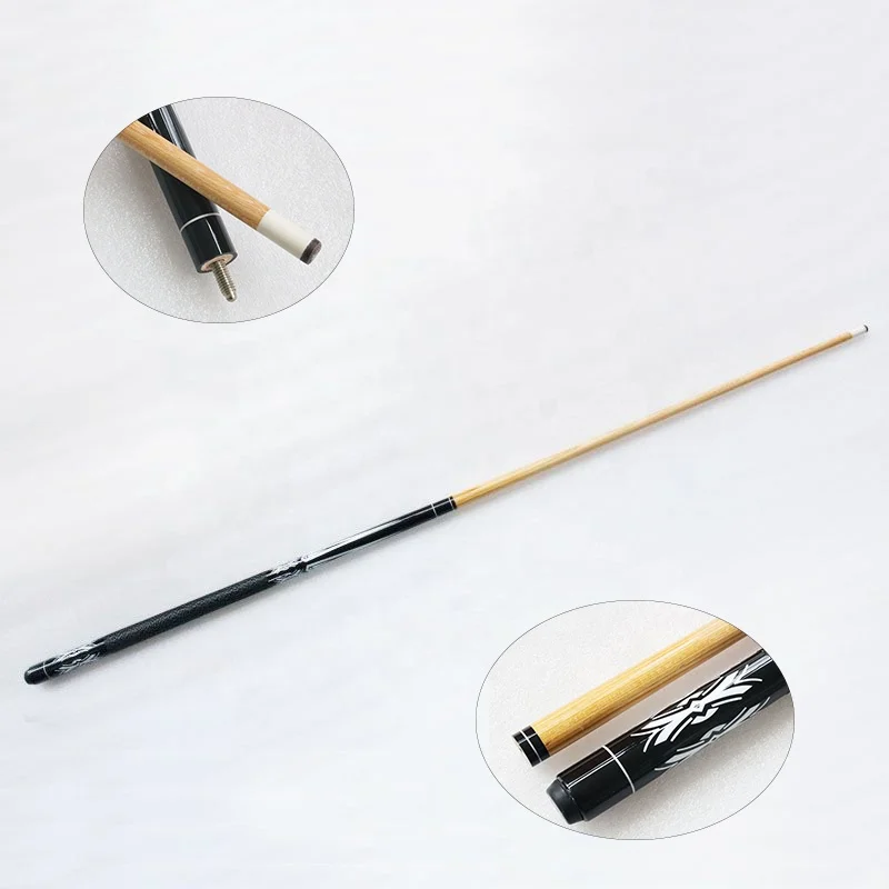 57inch billiard cue stick 1/2 white wood pool cue with cheap price