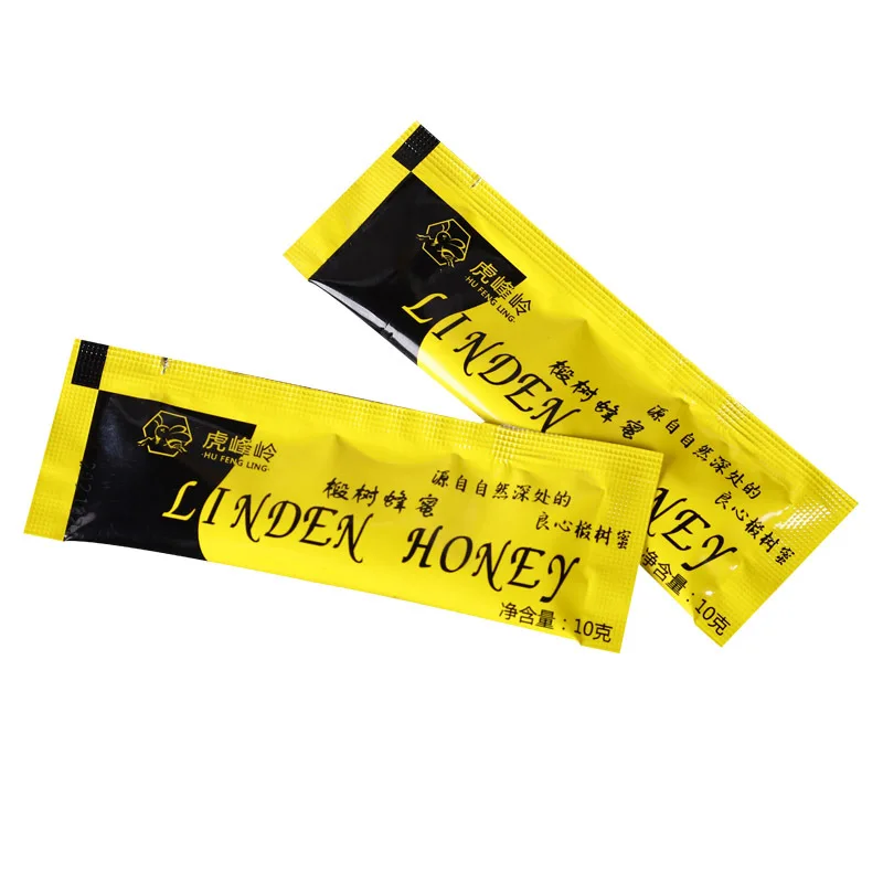 Private OEM Label Halal Honey Royal Jelly Pocket 10g Sachet Honey Box Package