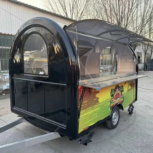 Mobile Food Cart Vintage Trailer For Sale Factory With Fast Delivery