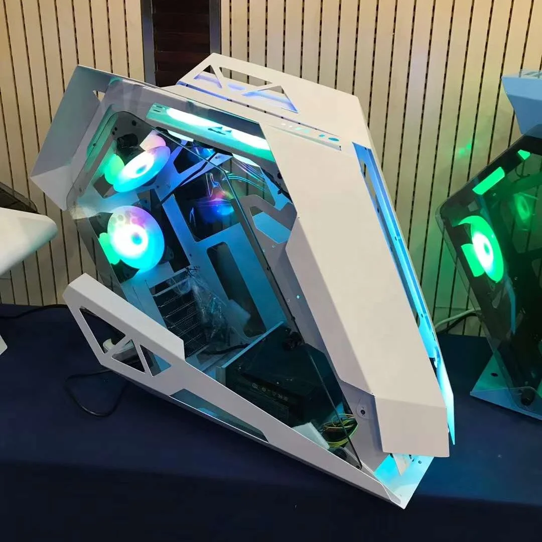 2021 Cool Desktop pc gamer gaming computer  case/Wholesale Well Designed Atx Matx PC casings