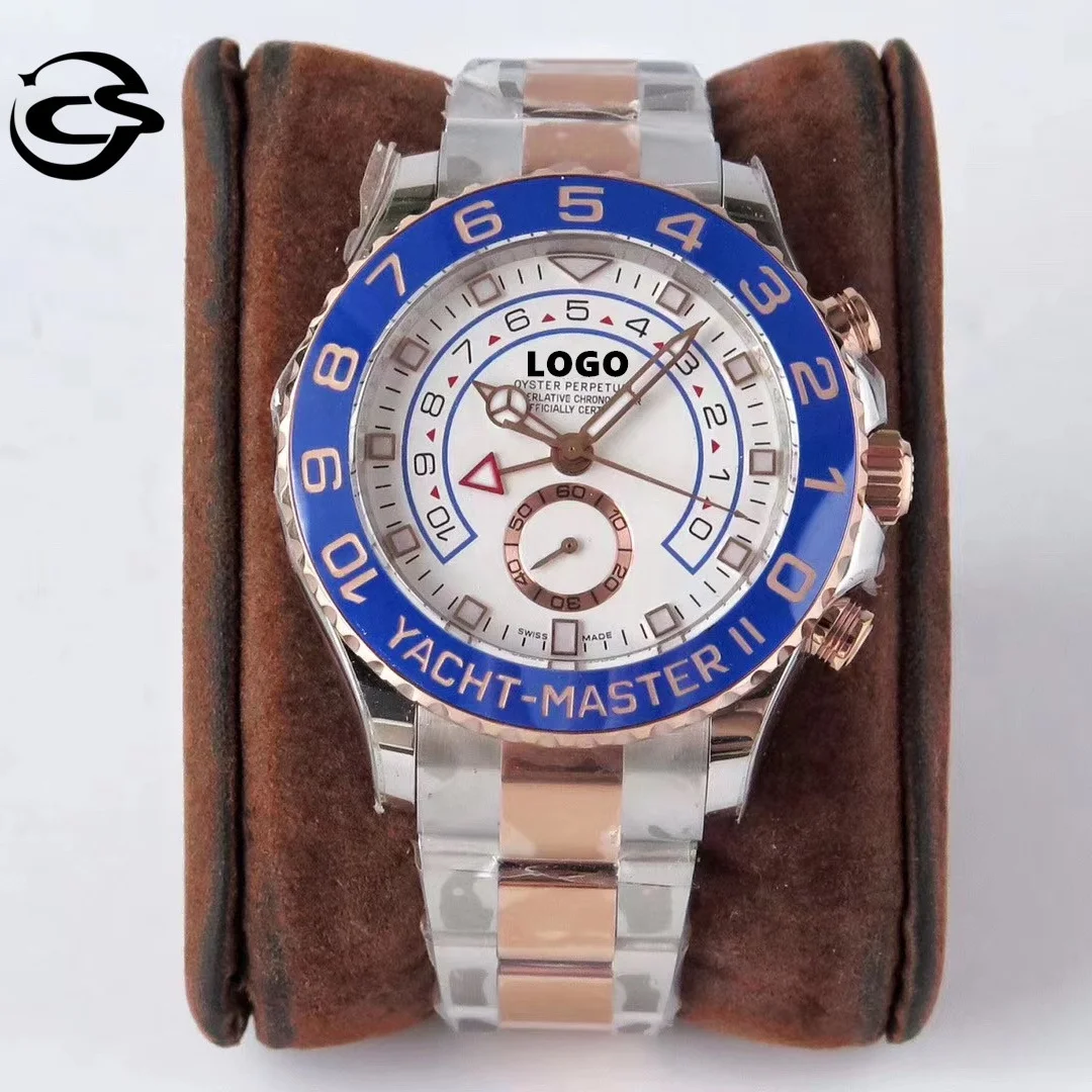 Luxury Diver mechanical NOOB watch 904 steel ETA 4161 chronograph movement 44MM 116681 luxury Rollexables brand watch