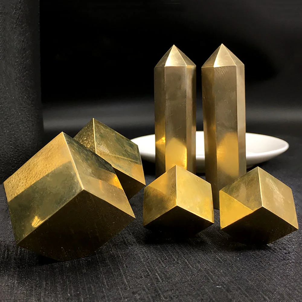 Natural pyrite stone crystal pyramids Hand-Carved Crystal For Decoration