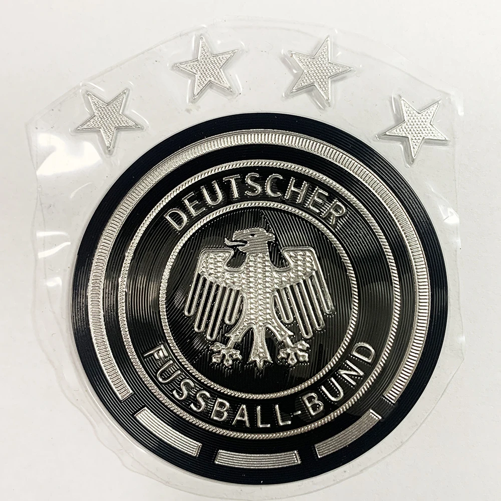High Quality Custom Sport Rubber Badge Flag Design 3D Embossed Heat Press Transfer Logo TPU Patches for Clothing
