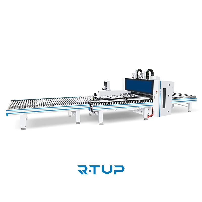 R-TUP Automatic CNC 6 Sides Boring Line Woodworking CNC Six Side Drilling Machine