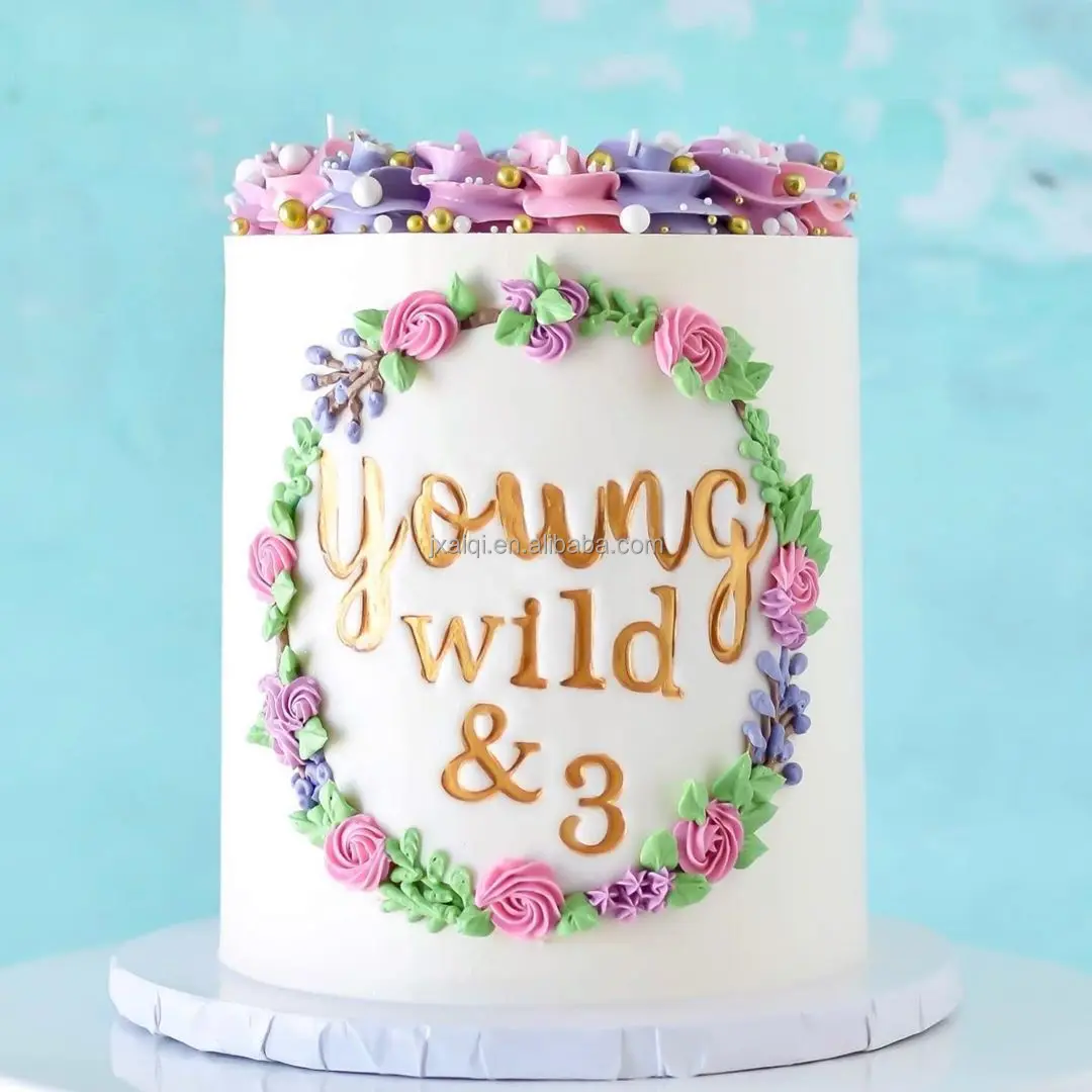 Acrylic Cake Tools Capital Alphabet Embossed Cutter Mold Letter Cookie Cutter Stamp Fondant Cake Decorating