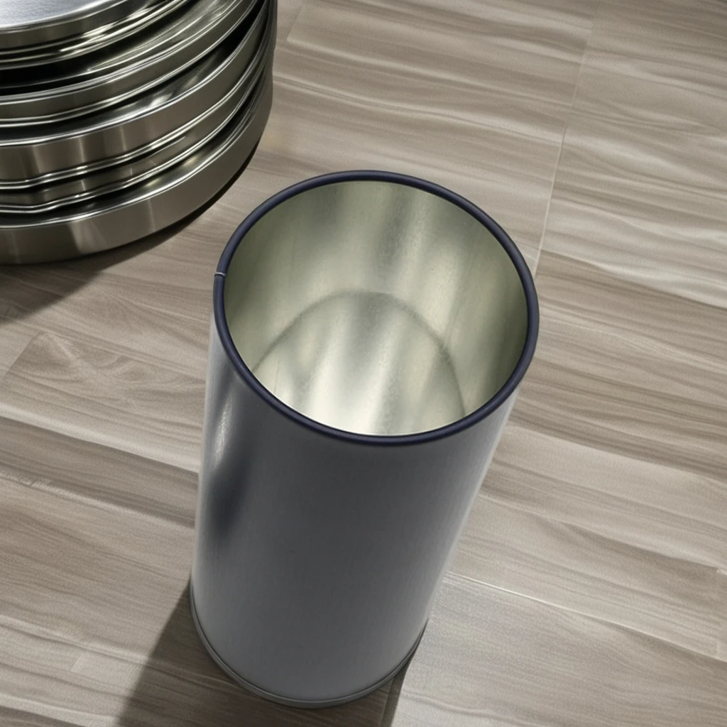 Advanced Tinplate Child Food Safety Round China Tea Tins Cans Custom Printed Luxury Small Coffee Metal Can Canister Tin Box