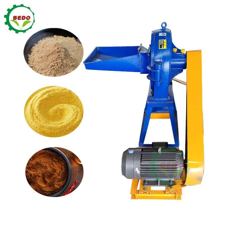 500kg Per Hour Indonesia Corn Grinder/ Maize Grain Crushing Machine/ Corn Grinding Disk Mill
