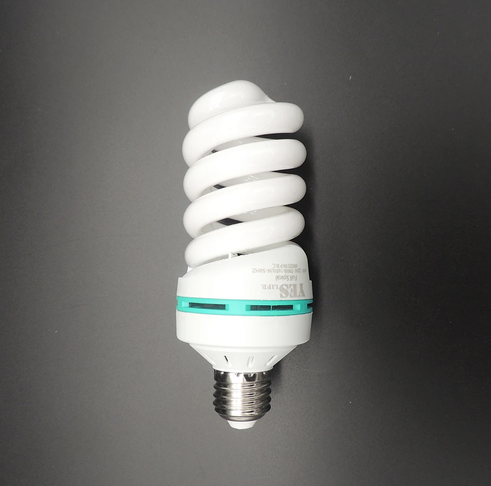 6000h E27 Halogen Glass Tube 18w 40w White Full Spiral Bulb Energy Saving Lamp