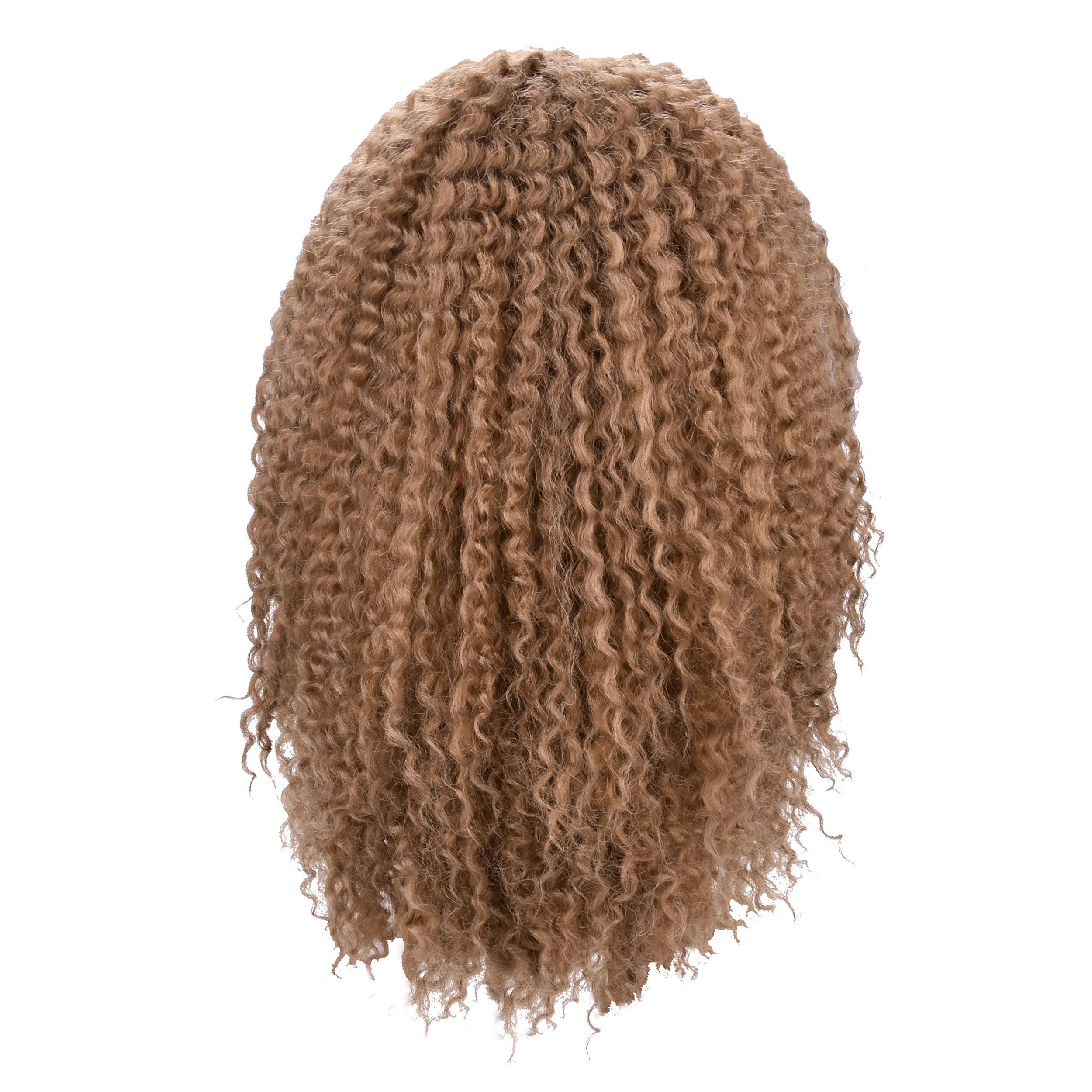 Imported japanese fiber jerry curl synthetic korean wig short, kinky curly women girls synthetic wig