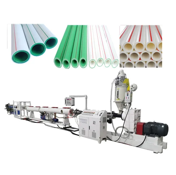 3 Layers Plastic PP PE HDPE PPR Hot Cold Water supply Conduit Gas Pipe Tube Extruder Making Machine