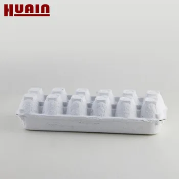 Eco Friendly Customized  Molded Paper Pulp Packaging Box For 12 eggs
