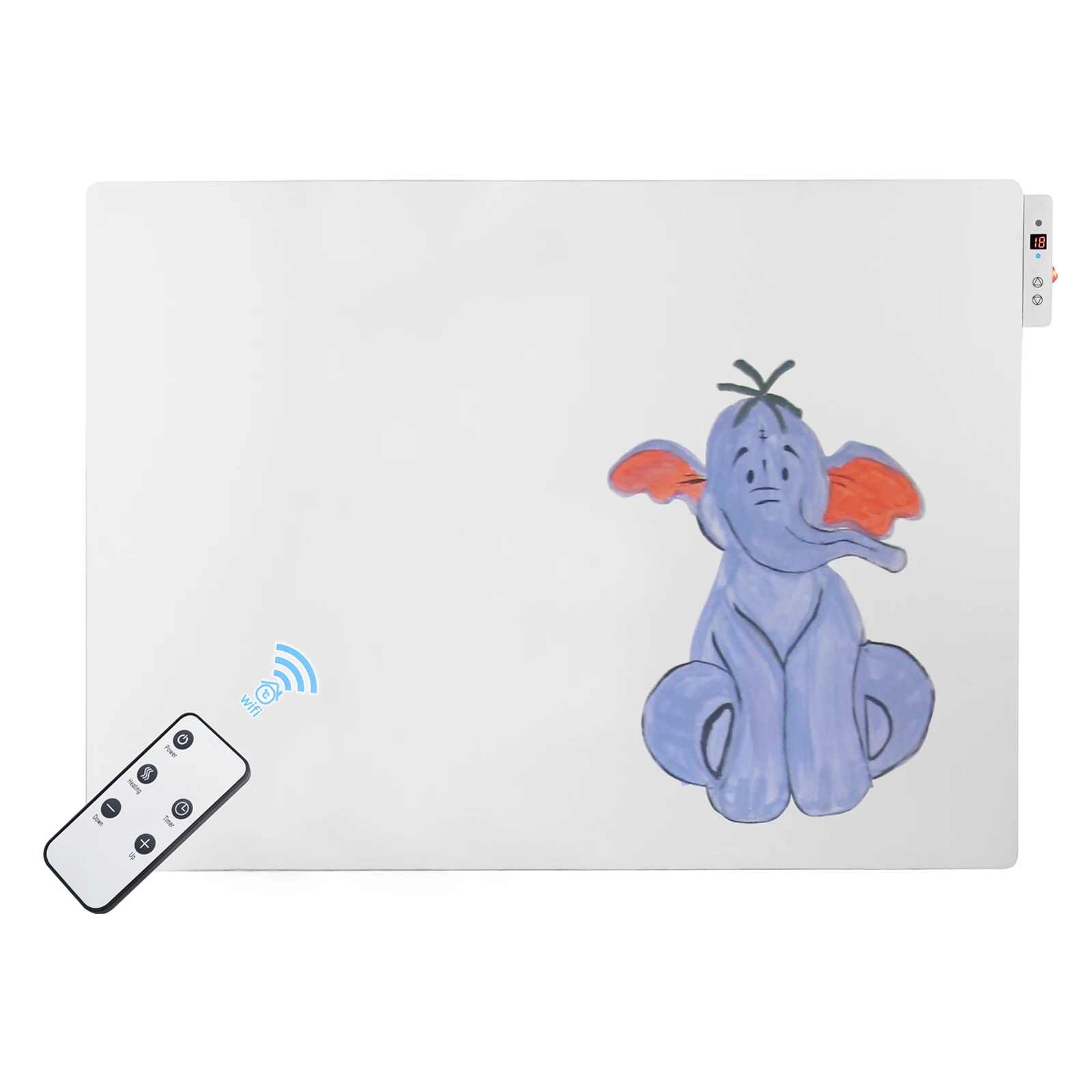 Низкий нагрев расходы ИК-пульт дистанционного управления интеллигентая (ый) Термостат P55-R 600*800 550 Вт Настенный светильник нежный конвектор керамический групповой нагреватель