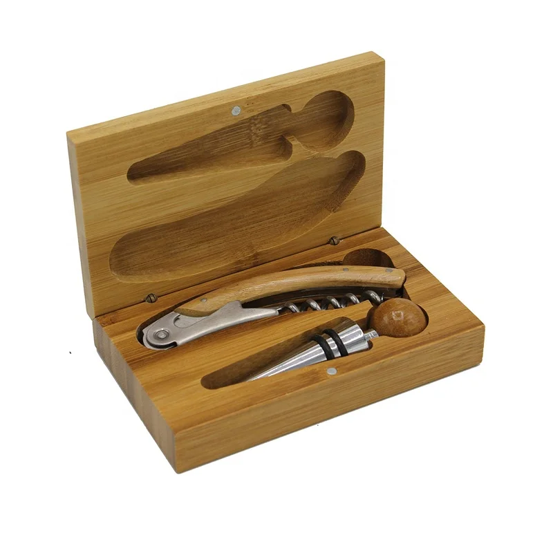 Customized good quality premium corkscrew set excellent quality wing corkscrew wine opener