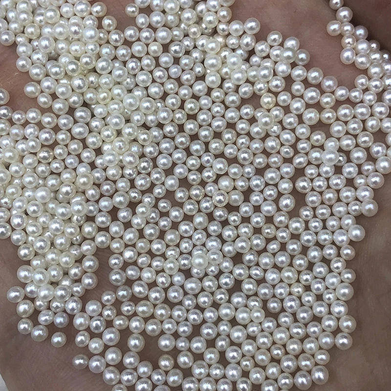 zhuji wholesale triple A grade natural freshwater pearls small,2-2.5mm,high luster,round,clean surface